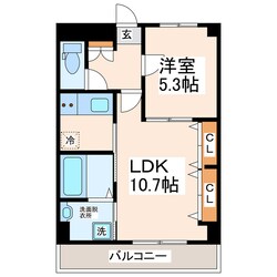 健軍町駅 徒歩21分 8階の物件間取画像